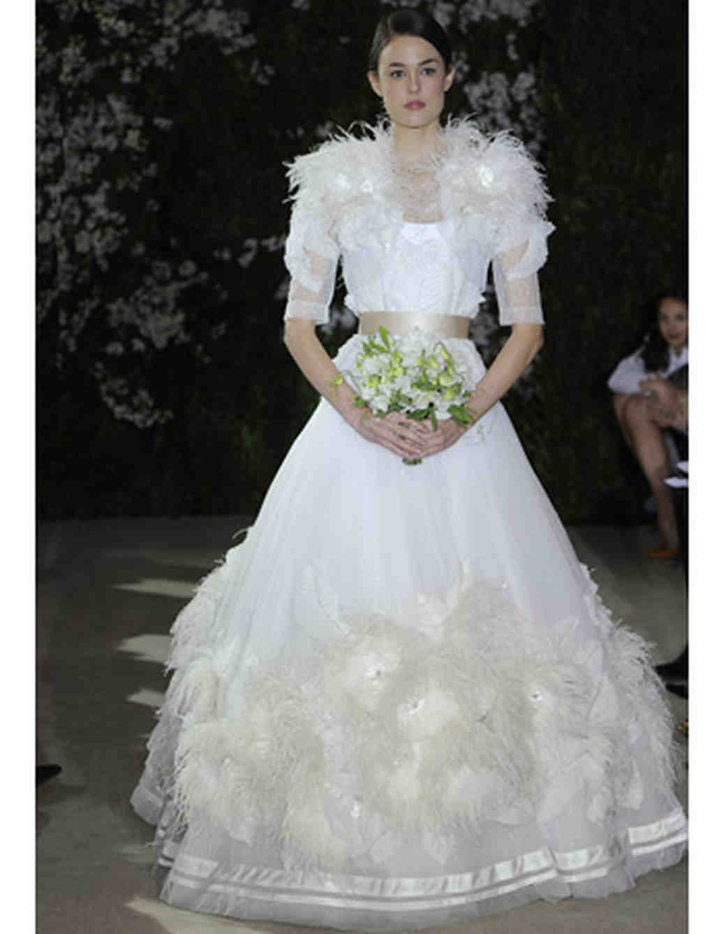 Feather Wedding Dress